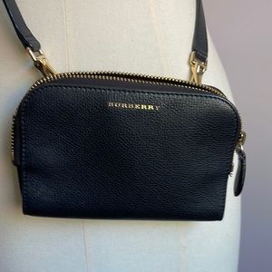 Burberry ladies cross body. Black leather. Brand new